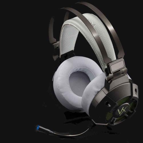 Velocilinx Boudica 7.1 Surround Sound Gaming Headset   7.1 Virtual Surround Sound   USB Connector   Lightweight & Comfortable   Durable Metal Headband   Memory Foam Earpads   7 Color RGB Prism Lighting 