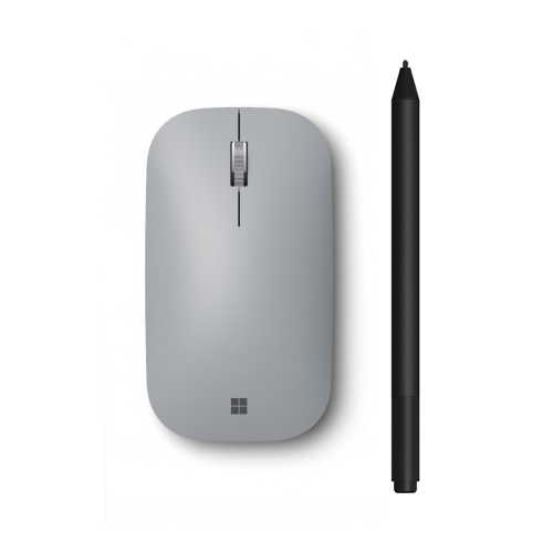 Surface Mobile Mouse Platinum + Surface Pen Charcoal - Wireless - Bluetooth Connectivity - Light & Portable - 4,096 Pressure Points for Pen - Seamless Scrolling - Tilt Support