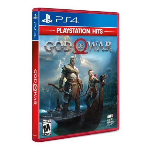 God Of War PlayStation Hits   For PlayStation 4   Action/Adventure Game   Rated M (Mature 17+)   Vicious, Physical Comabt   Darker, More Elemental World 