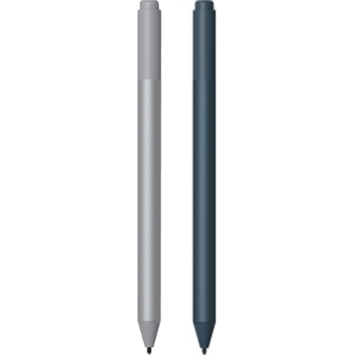 Microsoft Surface Pen Platinum + Surface Pen Cobalt Blue - Bluetooth 4.0 - 4,096 pressure points - Tilt support - Rubber eraser - Writes like a pen on paper