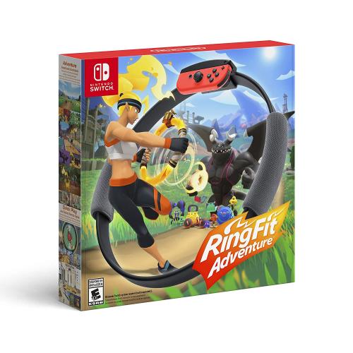 Ring Fit Adventure Nintendo - For Nintendo Switch - ESRB Rated E (Everyone 10+) - Jog, sprint, & high knee through levels - Adventure Game that is also a workout!