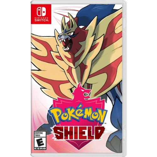 Nintendo Pokemon Shield - For Nintendo Switch - ESRB Rated E (Everyone) - Role Playing Game - Multi-player supported - Releases on 11/15/2019 - Catch, battle, & trade Pokemon