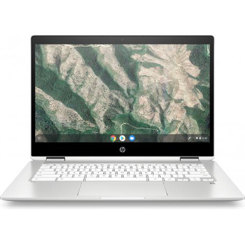 HP Chromebook x360 14" Touchscreen Laptop Intel Celeron 4GB RAM 32GB eMMC Ceramic White - Intel Celeron N4000 Dual-core - Touchscreen - Intel UHD Graphics 600 - 12 hr 30 min battery life - Chrome OS