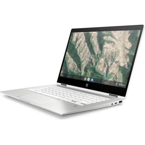 HP Chromebook X360 14" Touchscreen Laptop Intel Celeron 4GB RAM 32GB EMMC Ceramic White   Intel Celeron N4000 Dual Core   Touchscreen   Intel UHD Graphics 600   12 Hr 30 Min Battery Life   Chrome OS 