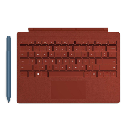 Microsoft Surface Pro Signature Type Cover Poppy Red + Surface Pen Ice Blue