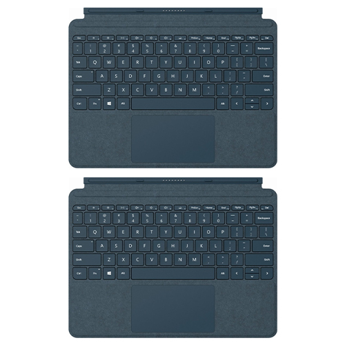 Microsoft Surface Go Signature Type Cover Cobalt Blue 2-Pack - 2 Microsoft Surface Go Signature Type Cover Cobalt Blue Included - Pair w/ Surface Go - A full keyboard experience - Adjusts instantly - Made w/ Alcantara material