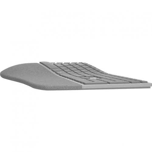 Microsoft Surface Ergonomic Keyboard Gray + Microsoft Surface Dial 3D Input Device Magnesium   Wireless Bluetooth Connectivity   Haptic Feedback   QWERTY Key Layout   Made W/ Alcantara Material   Works Directly On Screen W/ Surface Studio 