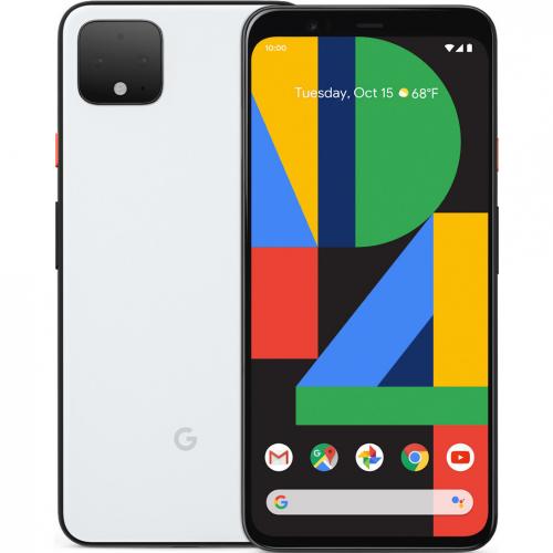 Google Pixel 4 64GB Verizon Smartphone 5.7" FHD Display 6GB RAM 4G Clearly White
