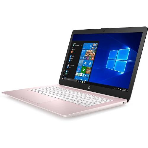 HP Stream 14" Laptop Intel Celeron N4000 4GB RAM 32GB EMMC Rose Pink   Intel Celeron N4000 Dual Core   Intel UHD Graphics 600   HP Webcam W/ Integrated Microphone   14 Hr 15 Min Battery Life   Windows 10 Home S Mode W/ Office 365 Personal 1 Yr 