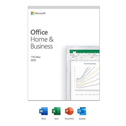 Microsoft Office Home & Business 2019 | One-time purchase, 1 device | PC/Mac Keycard