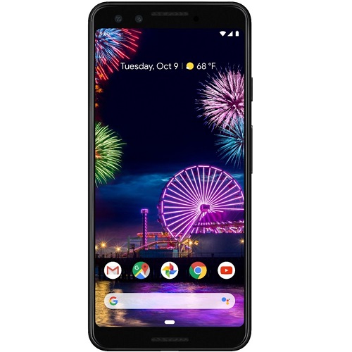 Google Pixel 3 128 GB Unlocked Smartphone 5.5" FHD+ 4GB RAM Just Black - Qualcomm Snapdragon 845 - Features Wireless Charging - FHD+ OLED Display at 443 ppi - Features Google Assistant - Android 9.0 Pie Operating System
