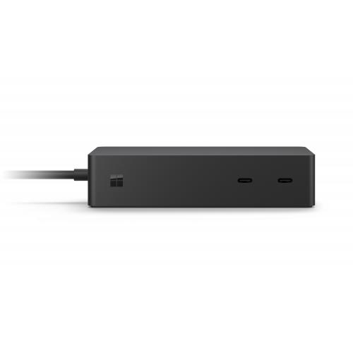 Microsoft Surface Dock 2 - Supports Dual 4K at 60Hz - 199W Power Supply - 2 x Front-facing USB-C 3.2 - 2 x Rear-facing USB-C 3.2 (Video Display Enabled) - 2 x Rear-facing USB-A 3.2 - 1 x Gigabit Ethernet - 1 x 3.5mm Audio Jack