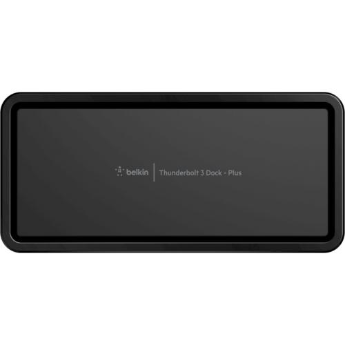 Open Box: Belkin Thunderbolt 3 Dock Plus   125 W   USB Type C   6 X USB Ports   Wired   Compatible With MacOS And Windows USB C Laptops (Thunderbolt Speeds Require Thunderbolt 3 Port) 