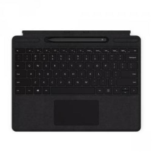 Microsoft Surface Mouse Gray+Surface Pro X Signature Keyboard With Black Slim Pen 