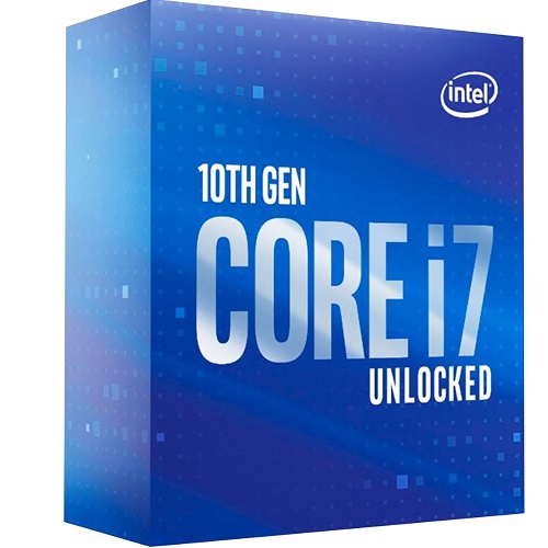 Intel Core I7 10700K Unlocked Desktop Processor   8 Cores & 16 Threads   16MB Intel Smart Cache   Up To 5.10 GHz Turbo Speed   Intel UHD Graphics 630   Socket FCLGA1200 