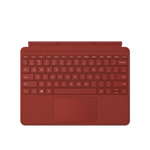 Microsoft Surface Pen Platinum + Surface Go Signature Type Cover Poppy Red   Surface Go Sig. Type Cover Included   Bluetooth 4.0 In Surface Pen   4,096 Pressure Points For Pen   A Full Keyboard Experience   Cover Made W/ Alcantara Material 