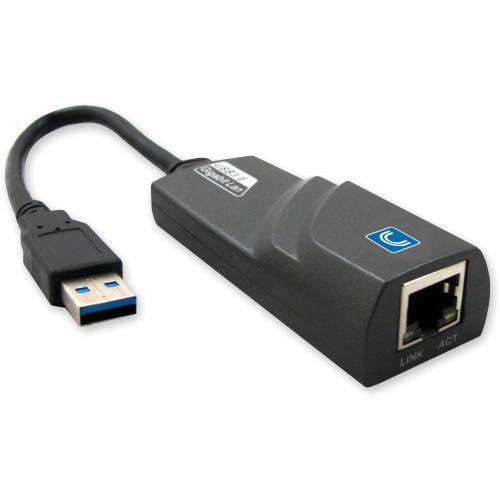 Open Box: Comprehensive Cable USB3-RJ45 USB 3.0 to Gigabit Ethernet Adapter RJ45 10/100/1000 Mbps - USB 3.0 - 1 Port(s) - 1 - Twisted Pair