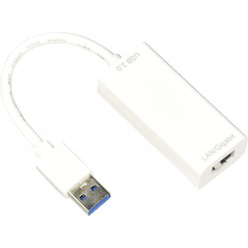 Open Box: Comprehensive Cable USB3 RJ45 USB 3.0 To Gigabit Ethernet Adapter RJ45 10/100/1000 Mbps   USB 3.0   1 Port(s)   1   Twisted Pair 