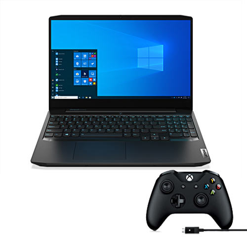 Lenovo IdeaPad Gaming 3 15.6" Gaming Laptop 120Hz i5-10300H 8GB RAM 256GB SSD GTX 1650 4GB + Xbox Wireless Controller and Cable for Windows
