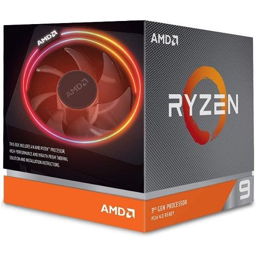 AMD Ryzen 9 3900X Unlocked Desktop Processor W/ Wraith Prism LED Cooler + Assassin's Creed Valhalla Ryzen Token Code 