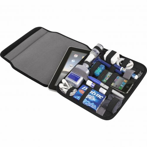 Refurbished: GRID IT! Wrap 10 For IPad/Tablets   Tablet Slips Into The Back Pocket   GRID IT! Organizer On Front   Neoprene Cover   Stretches To Accommodate Bulkier Items   9.25"H X 11.25"W X 1.25"D 