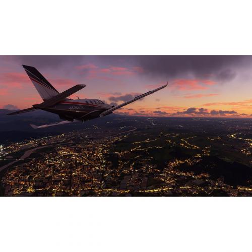 Microsoft Flight Simulator Deluxe Edition (Email Delivery)   Windows 10, Xbox Series S, Xbox Series X   Includes 25 Detailed Planes To Fly   Travel The World In Detail   Fly Day Or Night W/ Real Time Weather   Earn Your Pilot Wings 