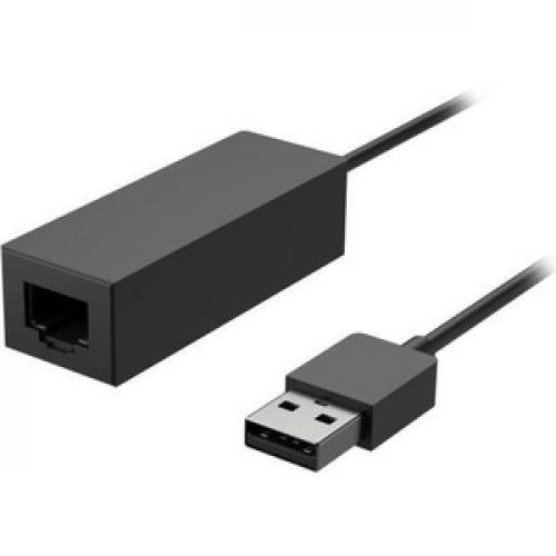 Microsoft Surface USB C To VGA Adapter Black+Surface USB 3.0 Gigabit Ethernet Adapter   VGA Compatible W/ Surface Book 2 Only   Plug Into VGA Compatible Displays & Monitors   Data Transfer Rates Of Up To 1 GBPS   1 X RJ 45 Port   1 X USB 3.0 Port 