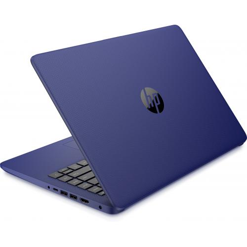 HP 14 Series 14" Laptop AMD 3020e 4GB RAM 64GB EMMc Indigo Blue   AMD 3020e Dual Core Processor   M365 Personal 1 Yr Subscription Included   AMD Radeon Graphics   Windows 10 Home In S Mode   Up To 10 Hr 30 Min Battery Life 