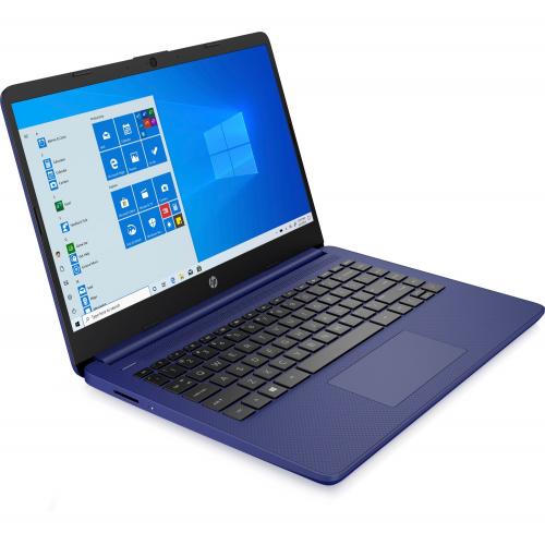 HP 14 Series 14" Laptop AMD 3020e 4GB RAM 64GB EMMc Indigo Blue   AMD 3020e Dual Core Processor   M365 Personal 1 Yr Subscription Included   AMD Radeon Graphics   Windows 10 Home In S Mode   Up To 10 Hr 30 Min Battery Life 