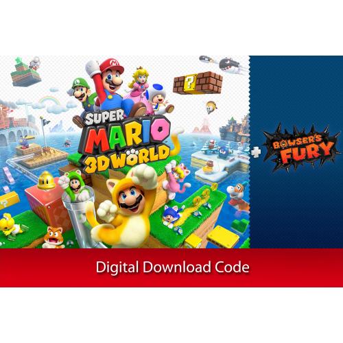 Super Mario 3D World + Bowsers Fury (Digital Download) - For Nintendo Switch - Rated E (For Everyone) - Action/Adventure Game