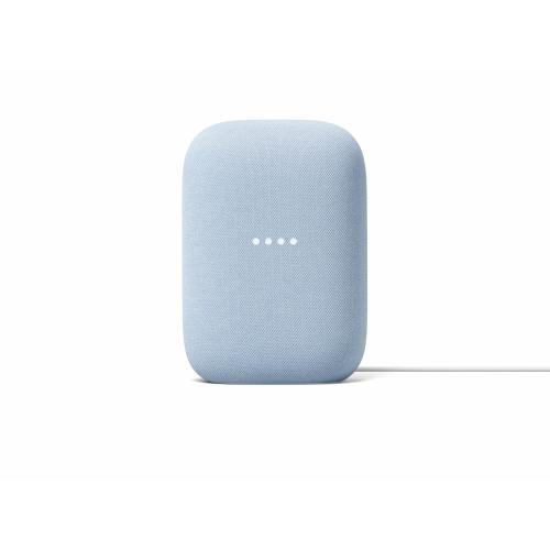 Google Nest Audio Sky - Google Assistant built in - Quad-core A53 1.8 GHz Processor - Stream music with your voice - Control smart devices hands-free - Made with recycled materials