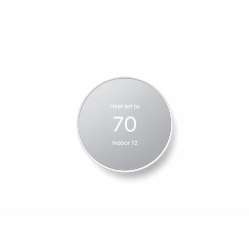 Google Nest Thermostat Snow - 2.4" QVGA IPS Display - Bluetooth Low Energy & 802.15.4 @ 2.4 GHz - Finds extra ways to save - Heating and cooling system alerts - Easy schedule setup