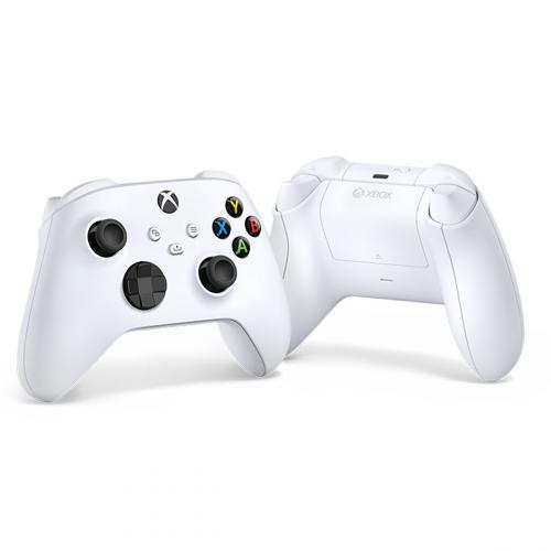 Xbox Wireless Controller Robot White   Wireless & Bluetooth Connectivity   New Hybrid D Pad   New Share Button   Textured Grip   Easily Pair & Switch Between Devices 
