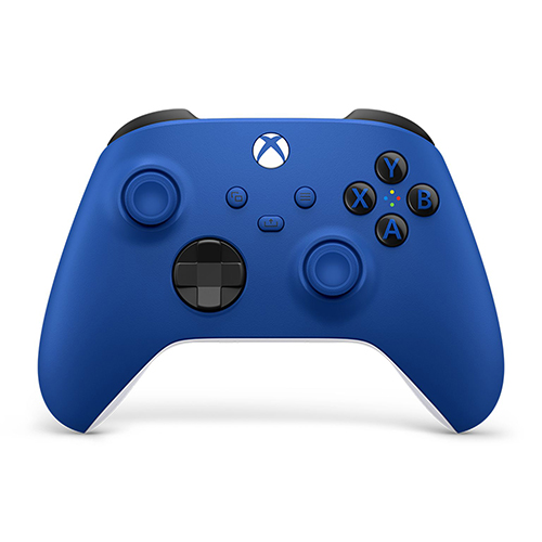 Xbox Wireless Controller Shock Blue - Wireless & Bluetooth Connectivity - New Hybrid D-pad - New Share Button - Featuring Textured Grip - Easily Pair & Switch Between Devices