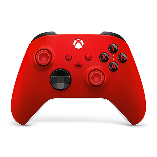 Xbox Wireless Controller Pulse Red - Wireless & Bluetooth Connectivity - New Hybrid D-Pad - New Share Button - Featuring Textured Grip - Easily Pair & Switch Between Devices