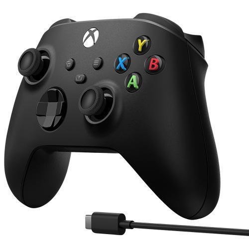 Microsoft Xbox Wireless Controller & USB C Cable   Cable For Windows Included   Bluetooth Connectivity   9 Ft Cable Length   Quickly Pair & Switch Between Platforms 