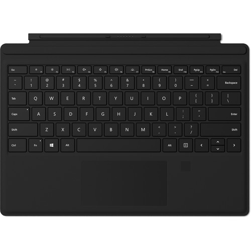 Microsoft Surface Pro Signature Type Cover W/ Finger Print Reader Black + Microsoft Surface Pen Platinum 