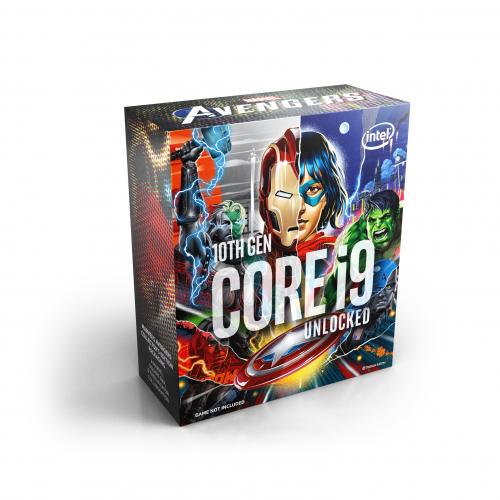 Intel Core I9 10850K Desktop Processor Avengers Collector's Edition Packaging + Avengers Game Master Key 