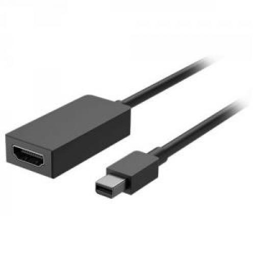 Microsoft Surface Mini DisplayPort To HDMI 2.0 Adapter Black + Surface Pen Platinum 