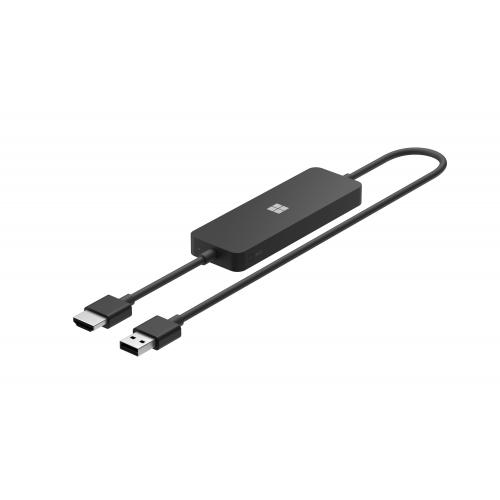Microsoft 4K Wireless Display Adapter   HDMI & USB Port Connections   Display Wirelessly To A 4K TV   HDMI CEC Support To Easily Connect   Compatible W/ Select Surface & Windows 10 Devices 