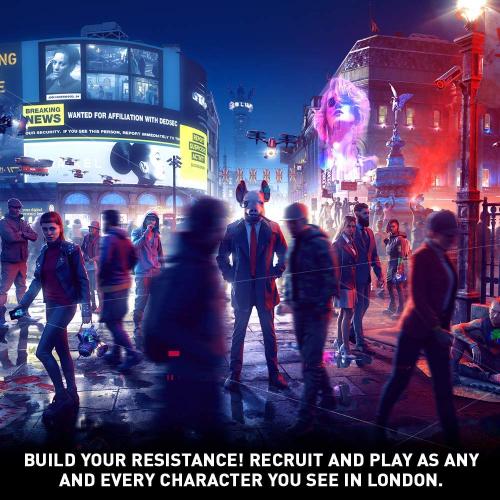 Watch Dogs Legion Xbox One Standard Edition   For Xbox One & Xbox Series X   ESRB Rated M (Mature 17+)   Multiplayer Supported   Action/Adventure & Shooter   Explore London 