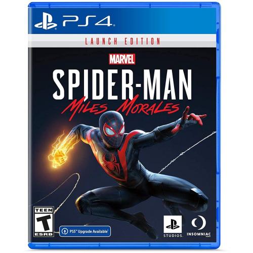 Marvel's Spider-Man: Miles Morales Launch Edition - PlayStation 4 - Action/Adventure game - ESRB Rated T (Teen 13+) - Max Number of players supported: 1 - Releases 11/12/2020