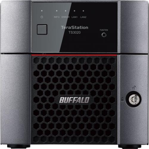 Buffalo TeraStation 3220DN Desktop 4TB NAS Storage System   Designed For 25 Users   Serial ATA/600 Controller   RAID Supported   2 X Total Bays   2.5 Gigabit Ethernet 