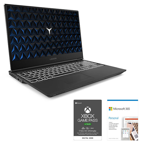 Lenovo Legion Y540 15.6" Gaming Laptop 144Hz i7-9750H 16GB RAM 256GB SSD GTX 1660Ti 6GB + Xbox Game Pass Ultimate 1 Month Membership + Microsoft 365 Personal 1 Year Subscription For 1 User