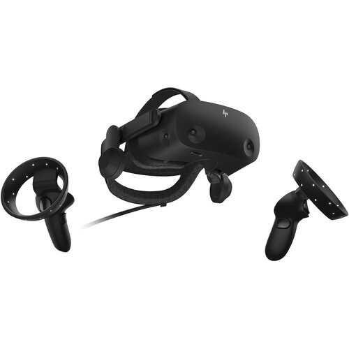 HP Reverb G2 Virtual Reality Headset Black - 4320 x 2160 90Hz Display - Includes 2 Motion Controllers - Dual 2.89" LCD Screens - 114 Degrees Field of View
