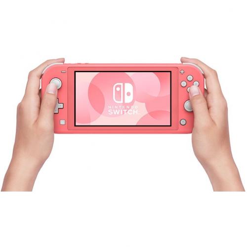 Nintendo Switch Lite Coral + Super Mario 3D All Stars   Optimized For Personal, Handheld Play   Full Game Download For Super Mario 3D All Stars   32GB Hard Drive Capacity   Integrated Controls & Built In +Control Pad   ESRB Rated E (Everyone) 