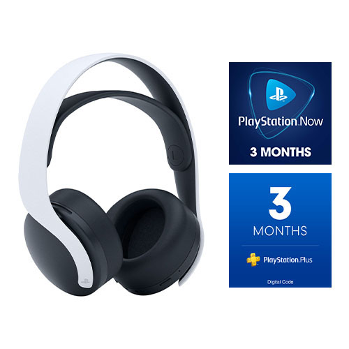 Haat Graf van PlayStation 5 PULSE 3D Wireless Gaming Headset / PlayStation Plus 3 Month  Membership (Email Delivery) / PlayStation NOW 3 Month Subscription (Digital  Download) - antonline.com