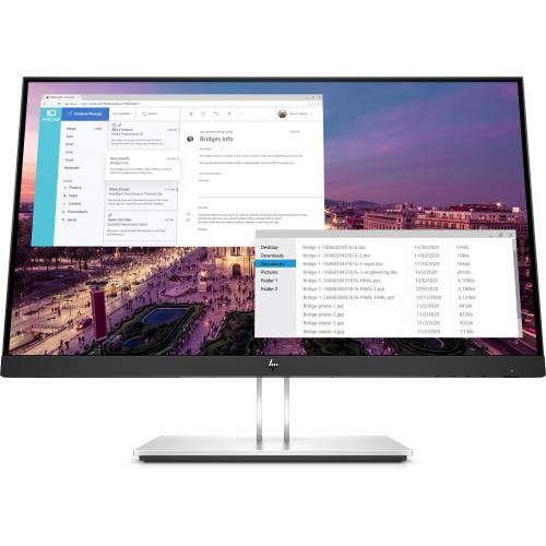 HP E23 G4 23" Full HD Business Monitor - 1920 x 1080 Full HD Display @ 60Hz - In-plane Switching (IPS) Technology - 5ms Response Time - 3-sided micro-edge Bezel - Features HP Eye Ease