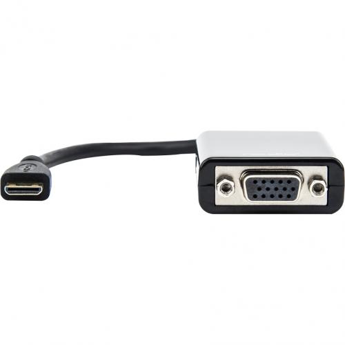 Open Box: Rocstor Premium Mini HDMI To VGA Adapter   Digital Still Camera And Video Camera   Resolution Up To 1920x1080   HDMI/VGA For Video Device, Projector, Monitor, Tablet PC, Camera   1 X HDMI (Mini Type C) Digital Audio/Video   6" HDMI/VGA V... 