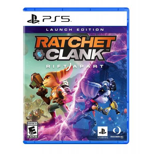 Ratchet & Clank: Rift Apart Launch Edition PS5 - For PlayStation 5 - E10+ (Everyone 10 and older) - 1 Player Supported - Go dimension-hopping - Jump between action-packed worlds